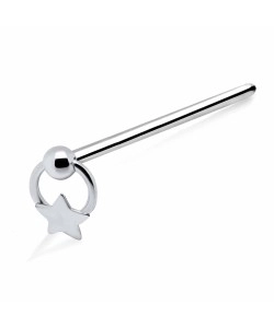 Hanging Star Straight Nose Stud NSKA-827